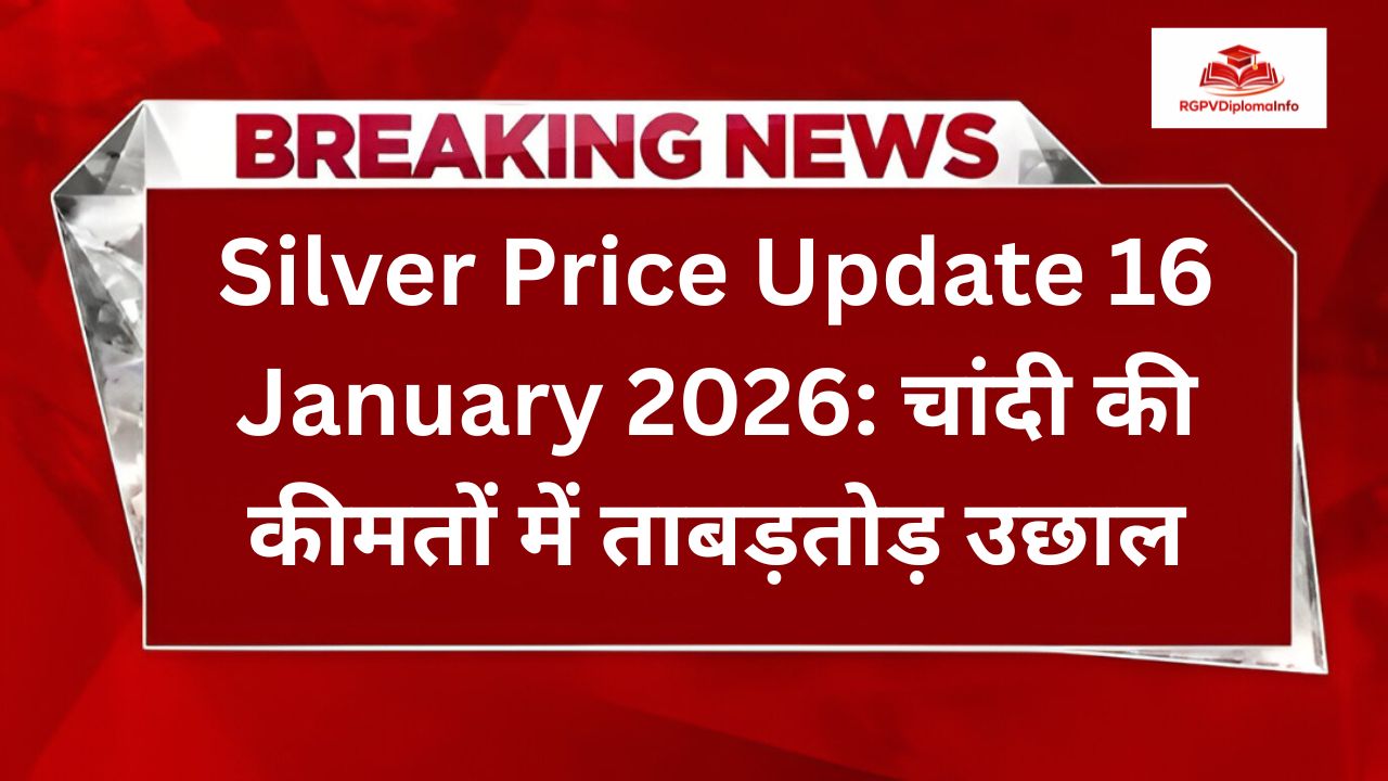 Silver Price Update 16 January 2026