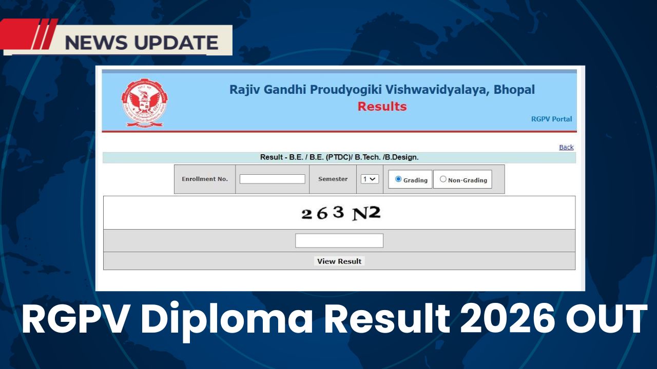 RGPV Diploma Result 2026 OUT