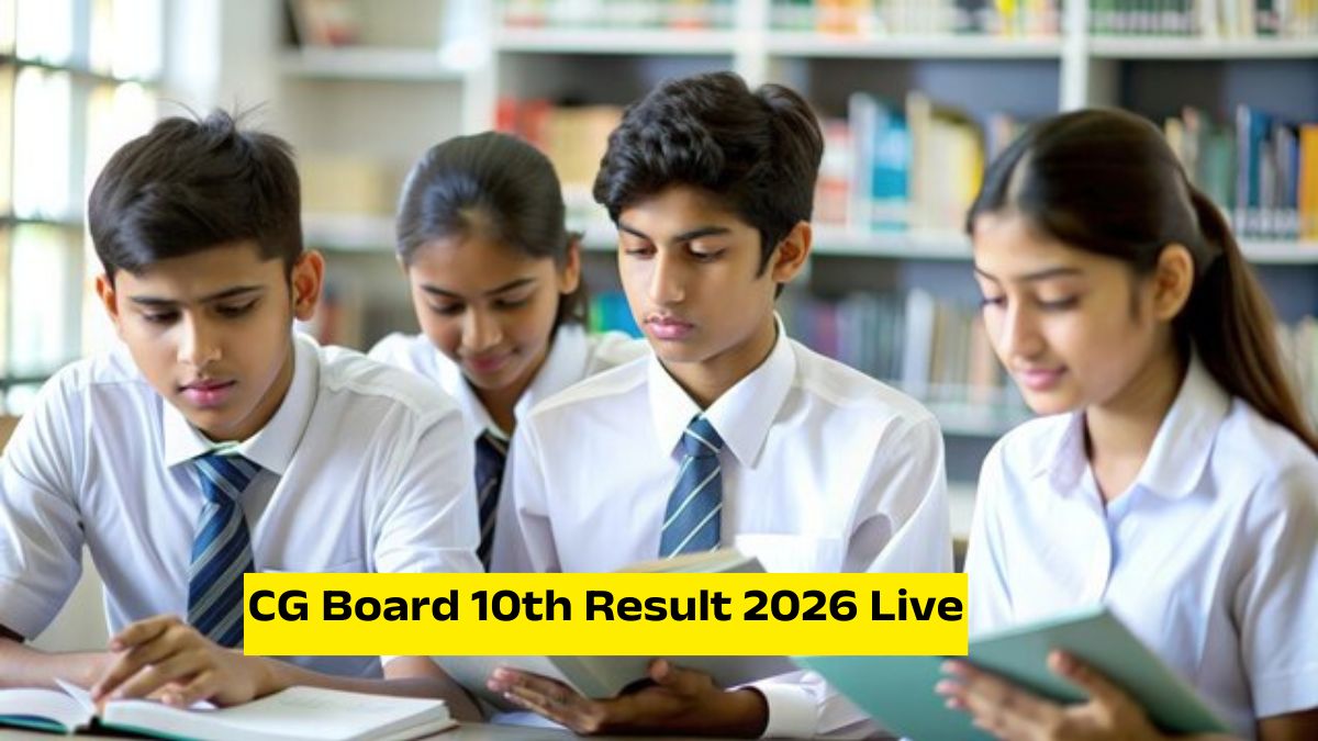 CG Board 10th Result 2026 Live